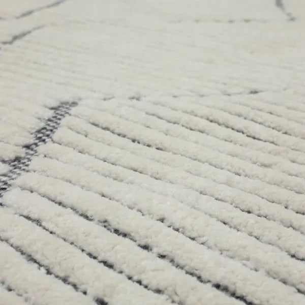 Sirocco R1104 3512 Beni Black/White Rug