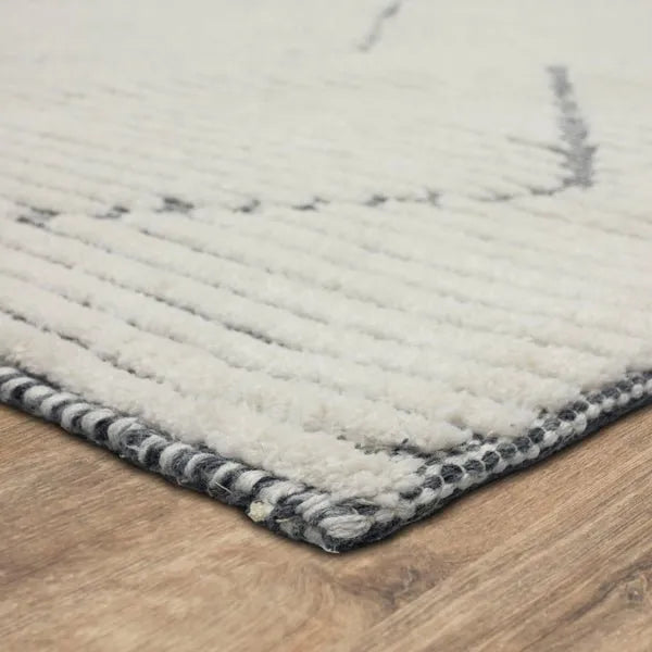 Sirocco R1104 3512 Beni Black/White Rug