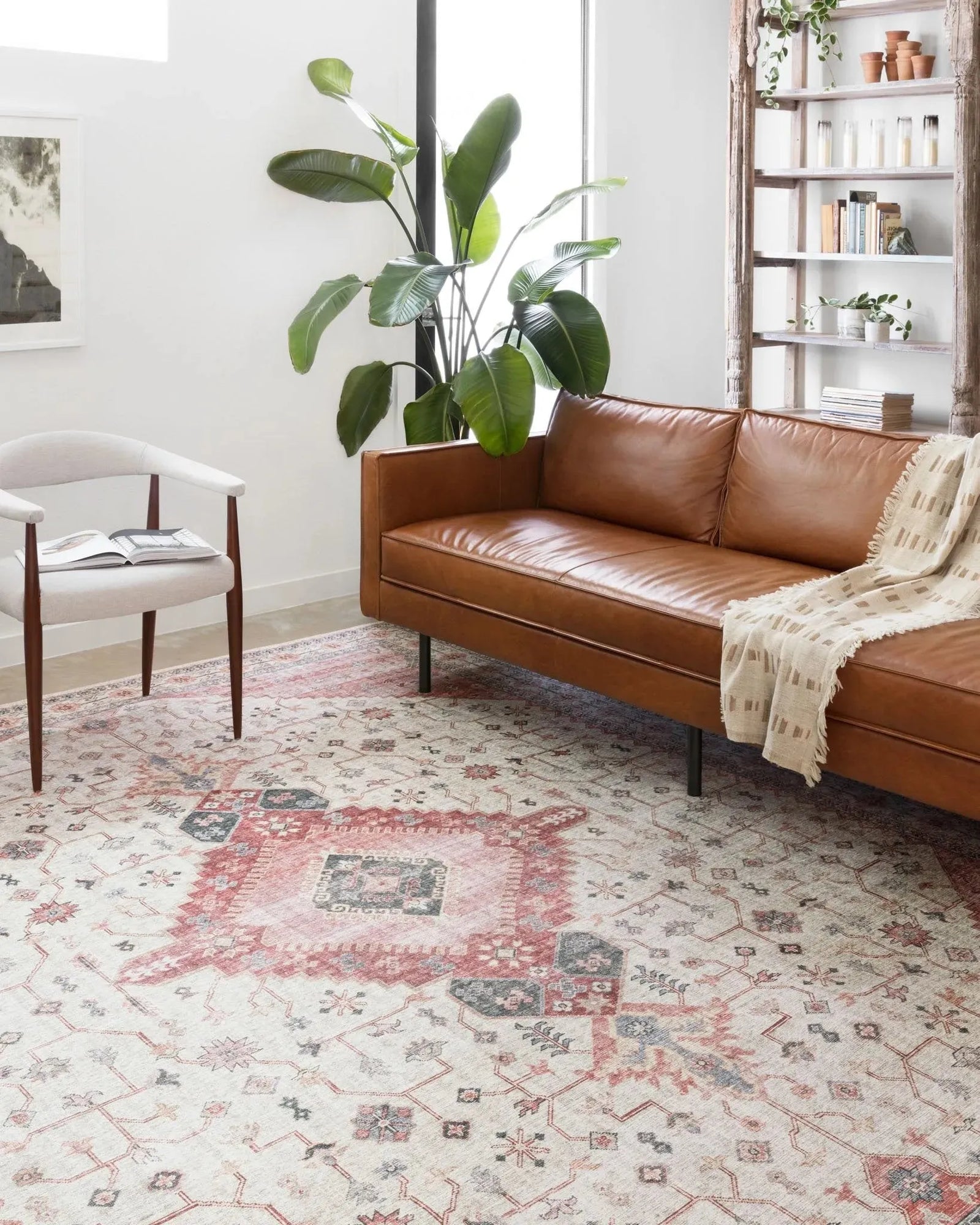 Skye SKY-02 Ivory/Berry Rug