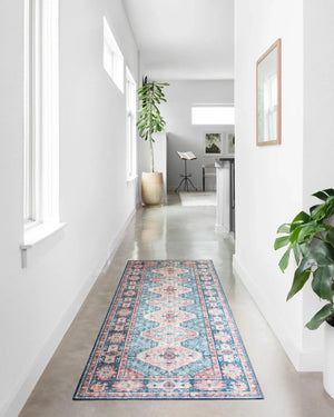 Skye SKY-03 Turquoise/Terracotta Rug
