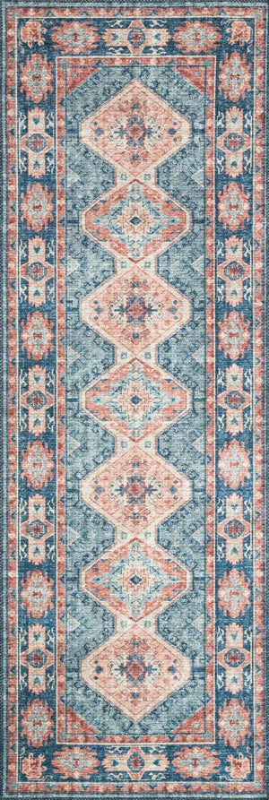 Skye SKY-03 Turquoise/Terracotta Rug