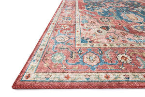 Skye SKY-05 Brick/Ocean Rug