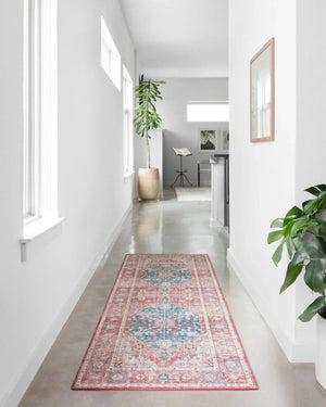 Skye SKY-05 Brick/Ocean Rug