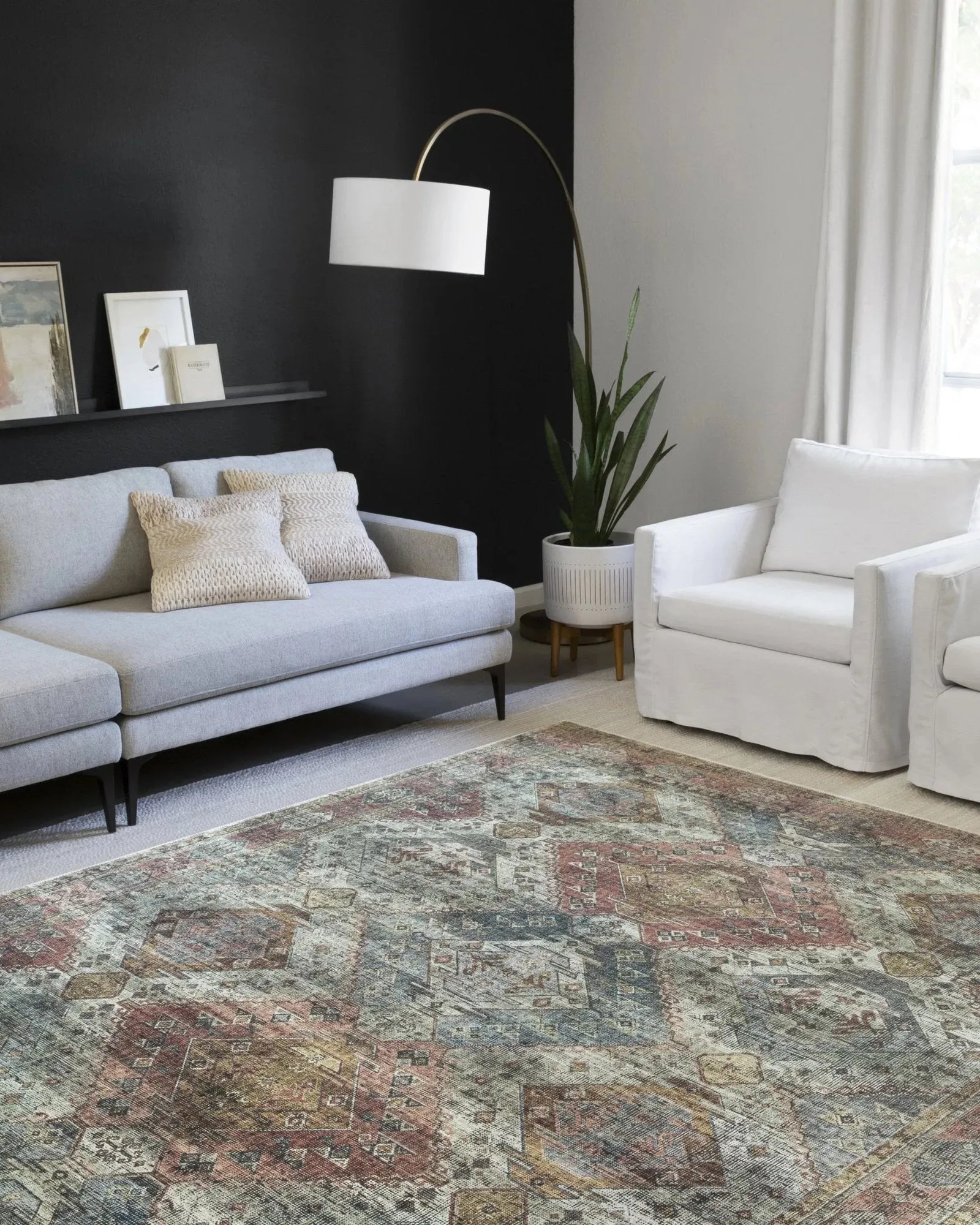 Skye SKY-06 Apricot/Mist Rug