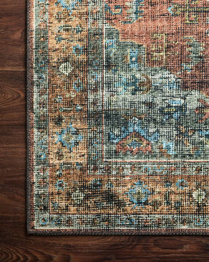 Skye SKY-07 Terracotta/Sky Rug