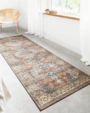 Skye SKY-07 Terracotta/Sky Rug