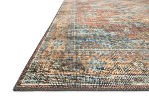 Skye SKY-07 Terracotta/Sky Rug