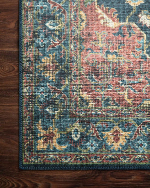 Skye SKY-08 Denim/Brick Rug
