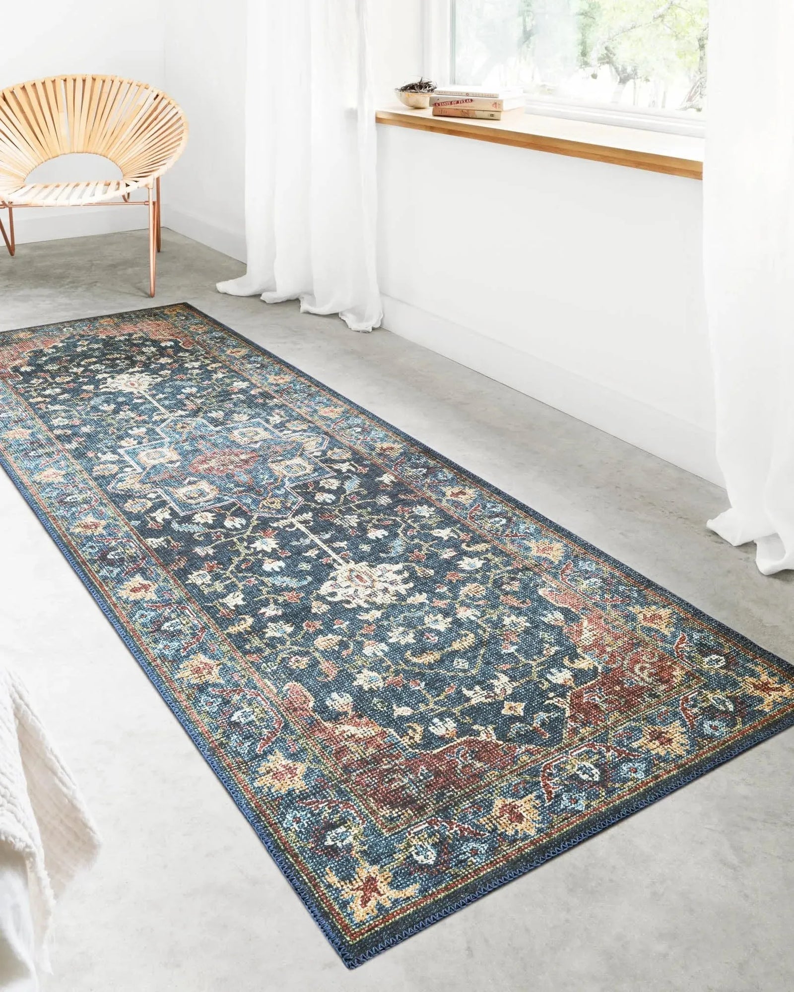 Skye SKY-08 Denim/Brick Rug