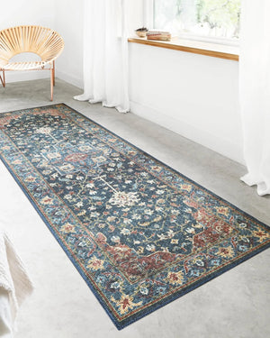 Skye SKY-08 Denim/Brick Rug