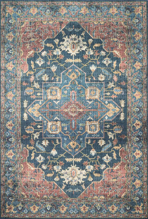 Skye SKY-08 Denim/Brick Rug
