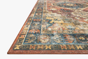 Skye Sky-11 Rust/Blue Rug