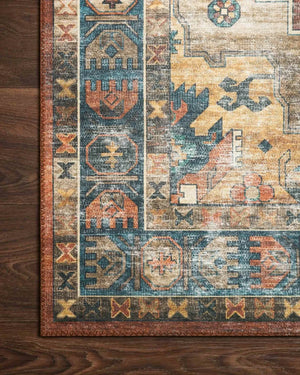 Skye Sky-11 Rust/Blue Rug