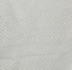 Slight Chevron Soft Gray with Fringe LR80184 Throw Blanket