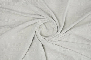 Slight Chevron Soft Gray with Fringe LR80184 Throw Blanket