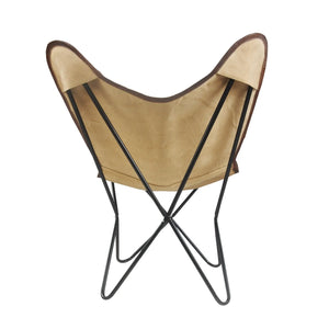 Slingback Butterfly Lr35008 Brown/Ivory Accent Chair