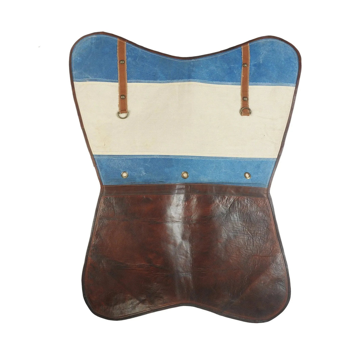 Slingback Butterfly Lr35009 Blue/Brown Accent Chair