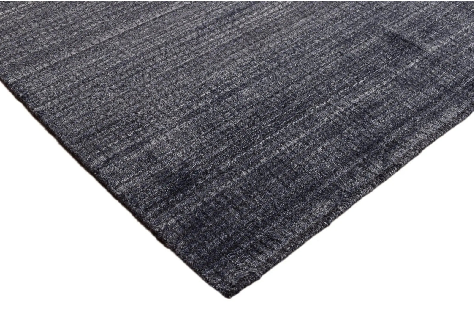 Small Check Navy/Charcoal Rug