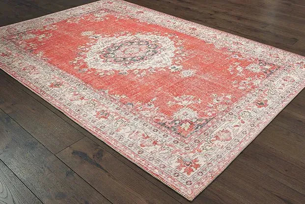 Sofia 85810 Red Grey Rug