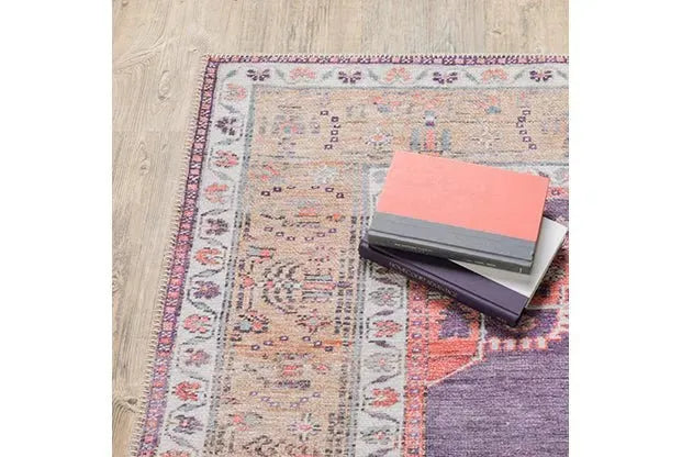 Sofia 85822 Purple/Orange Rug