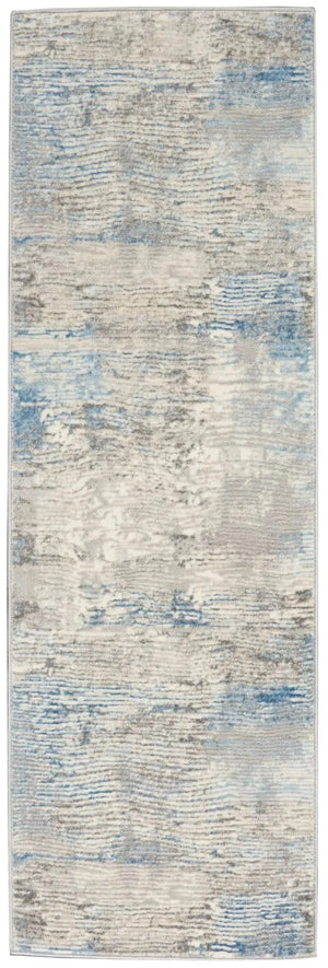Solace SLA01 Ivory/Grey/Blue Rug