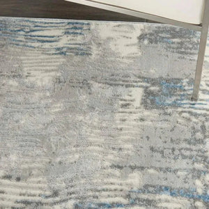 Solace SLA01 Ivory/Grey/Blue Rug