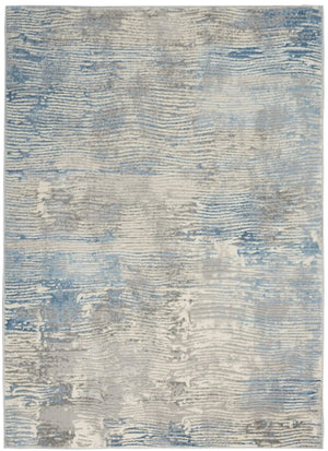 Solace SLA01 Ivory/Grey/Blue Rug