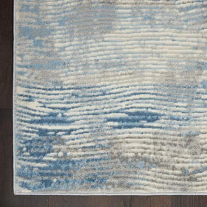 Solace SLA01 Ivory/Grey/Blue Rug