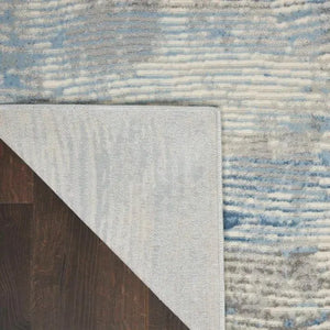 Solace SLA01 Ivory/Grey/Blue Rug