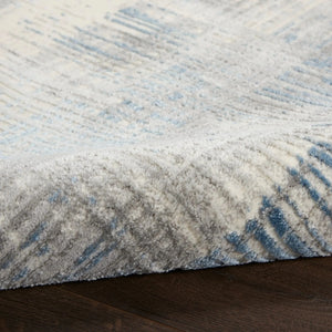 Solace SLA03 Ivory/Grey/Blue Rug