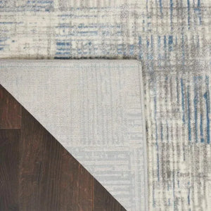 Solace SLA03 Ivory/Grey/Blue Rug
