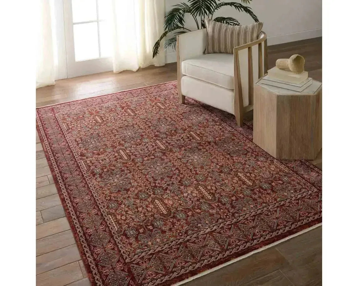 Solene SLE03 Red Rug
