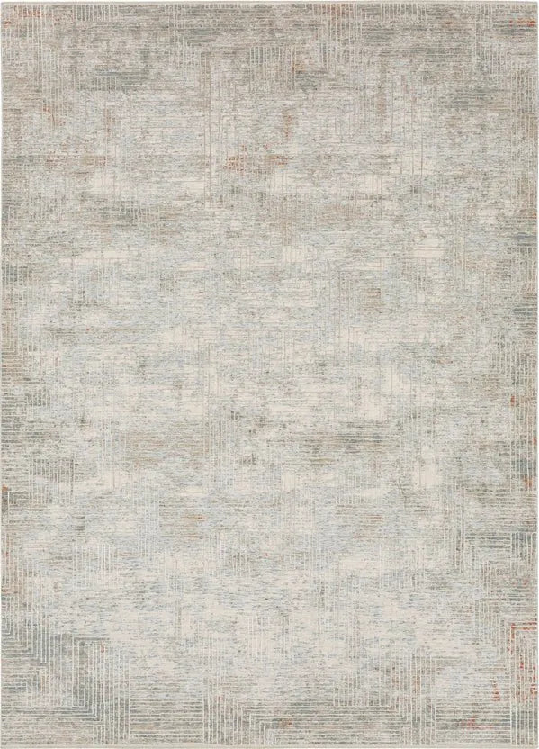 Solitude R1038 17214 Plaza Dilao Dark Grey Beige Rug