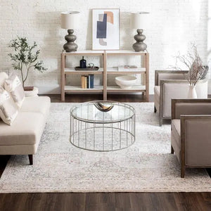 Solitude R1043 910 Via Salaria Cream Beige Rug