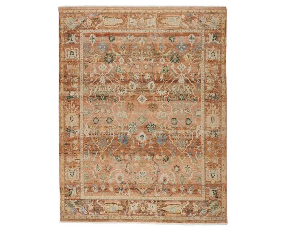 Someplace In Time SPT04 Terracotta/Ivory Rug