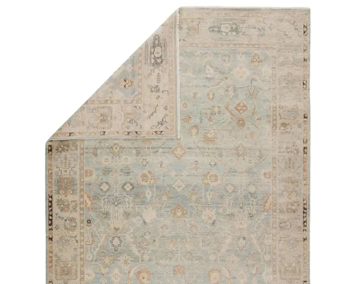 Someplace In Time SPT05 Tan/Light Blue Rug