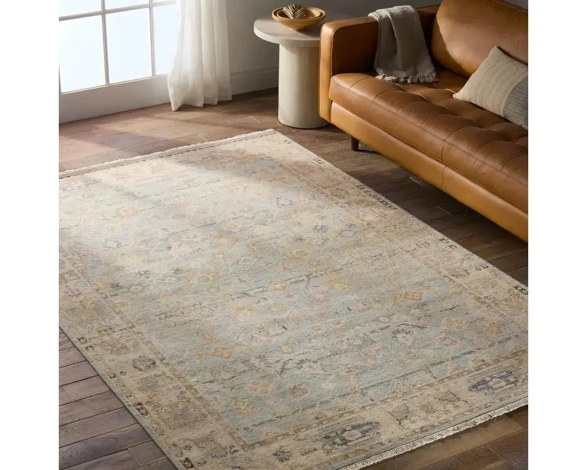Someplace In Time SPT05 Tan/Light Blue Rug