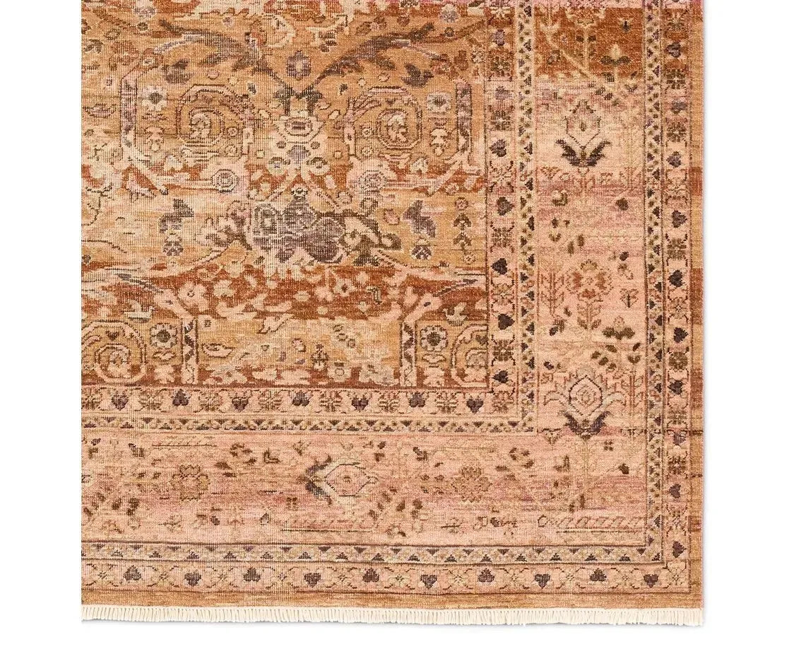 Someplace In Time SPT08 Terracotta/Brick Red Rug