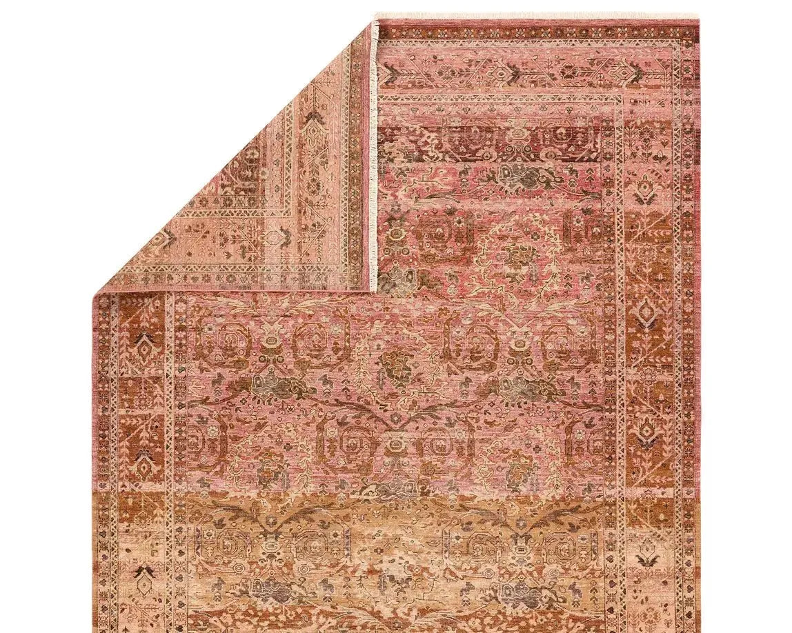Someplace In Time SPT08 Terracotta/Brick Red Rug