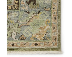Someplace In Time SPT12 Green/Deep Brown Rug