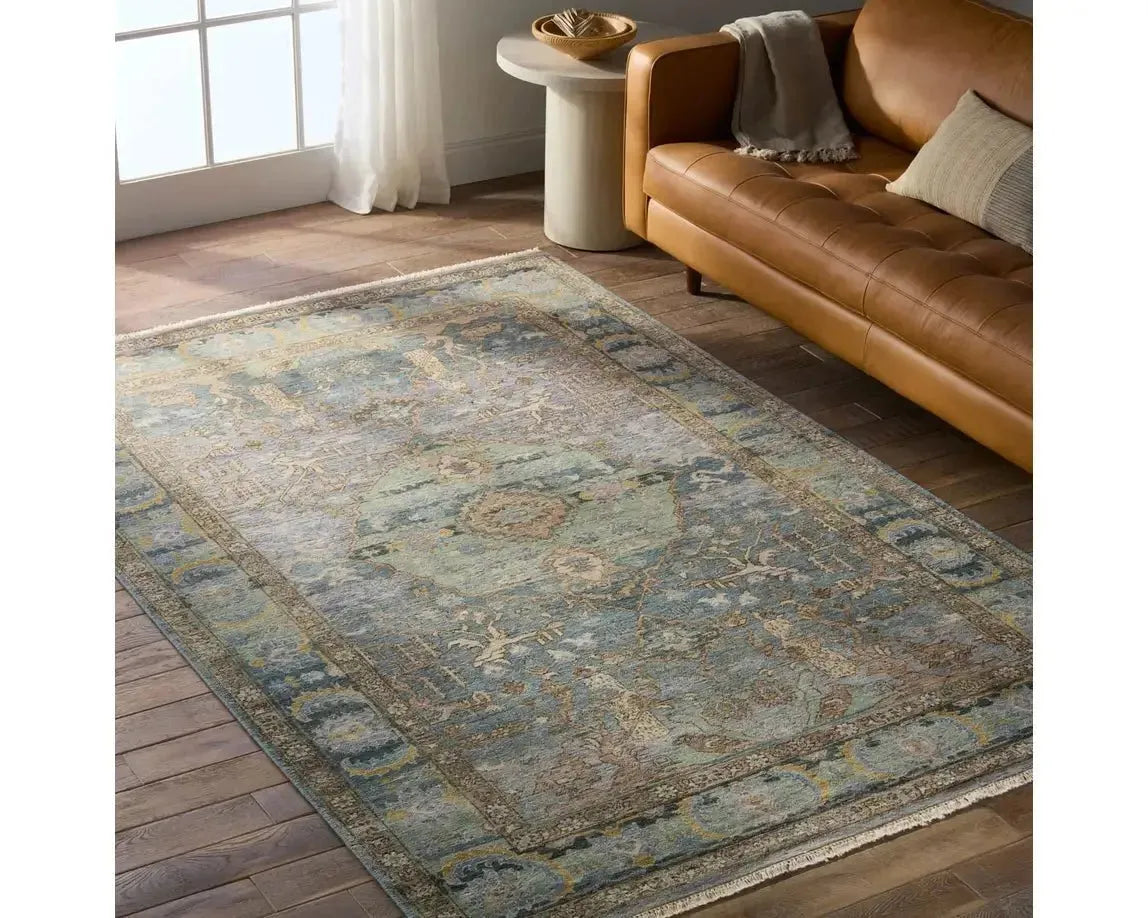 Someplace In Time SPT13 Blue/Green Rug