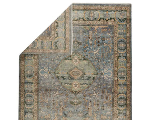 Someplace In Time SPT13 Blue/Green Rug