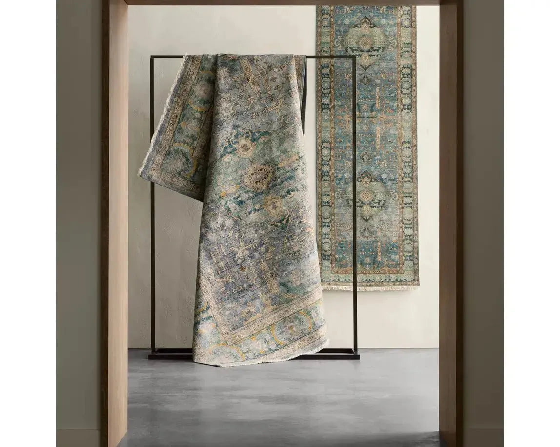 Someplace In Time SPT13 Blue/Green Rug