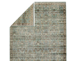 Someplace In Time SPT14 Blue/Golden Tan Rug