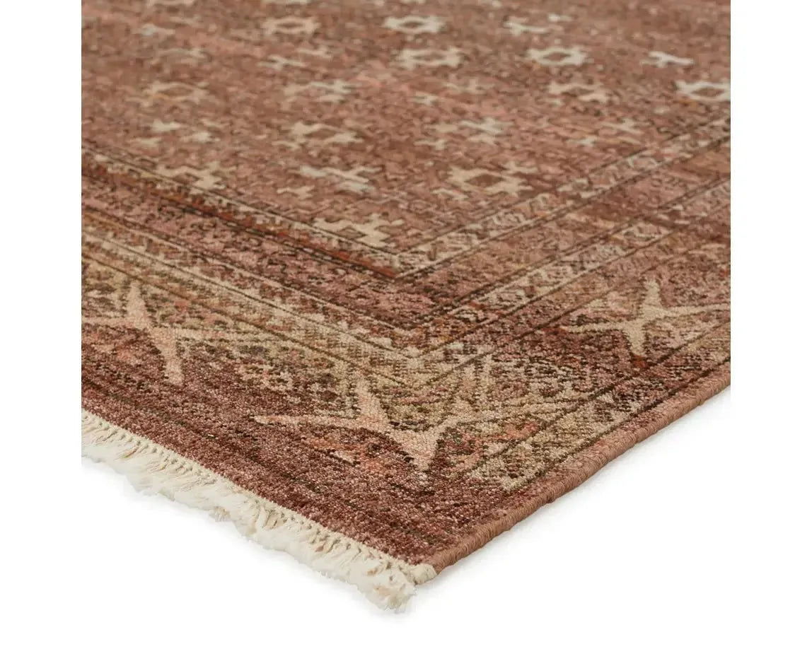 Someplace In Time SPT16 Deep Brown/Cream Rug