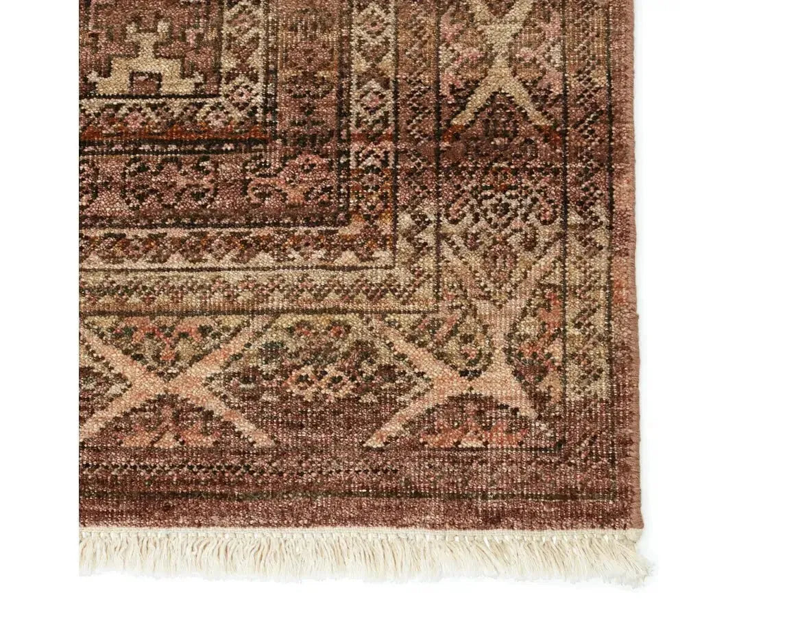 Someplace In Time SPT16 Deep Brown/Cream Rug