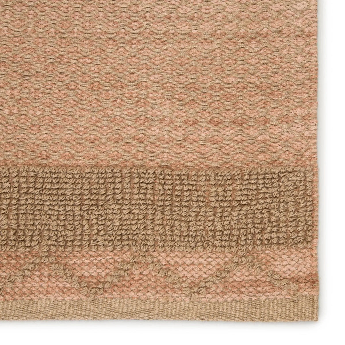 Somerset Som01 Curran Pink/Tan Rug