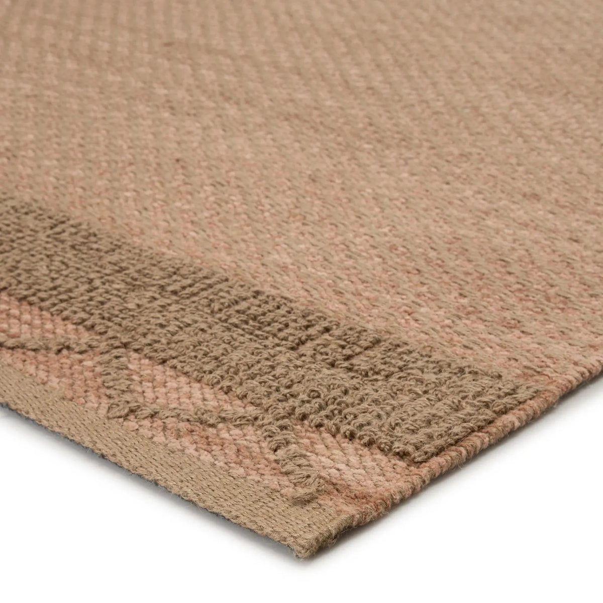 Somerset Som01 Curran Pink/Tan Rug
