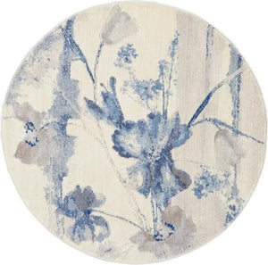 Somerset ST18 Ivory Blue Rug