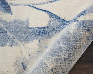 Somerset ST18 Ivory Blue Rug
